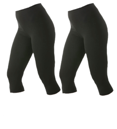 Zeige Details für 2er Set Stretch-Legging 3/4-lang für Damen von Athlet Bild von 2er Set Stretch-Legging 3/4-lang für Damen von Athlet